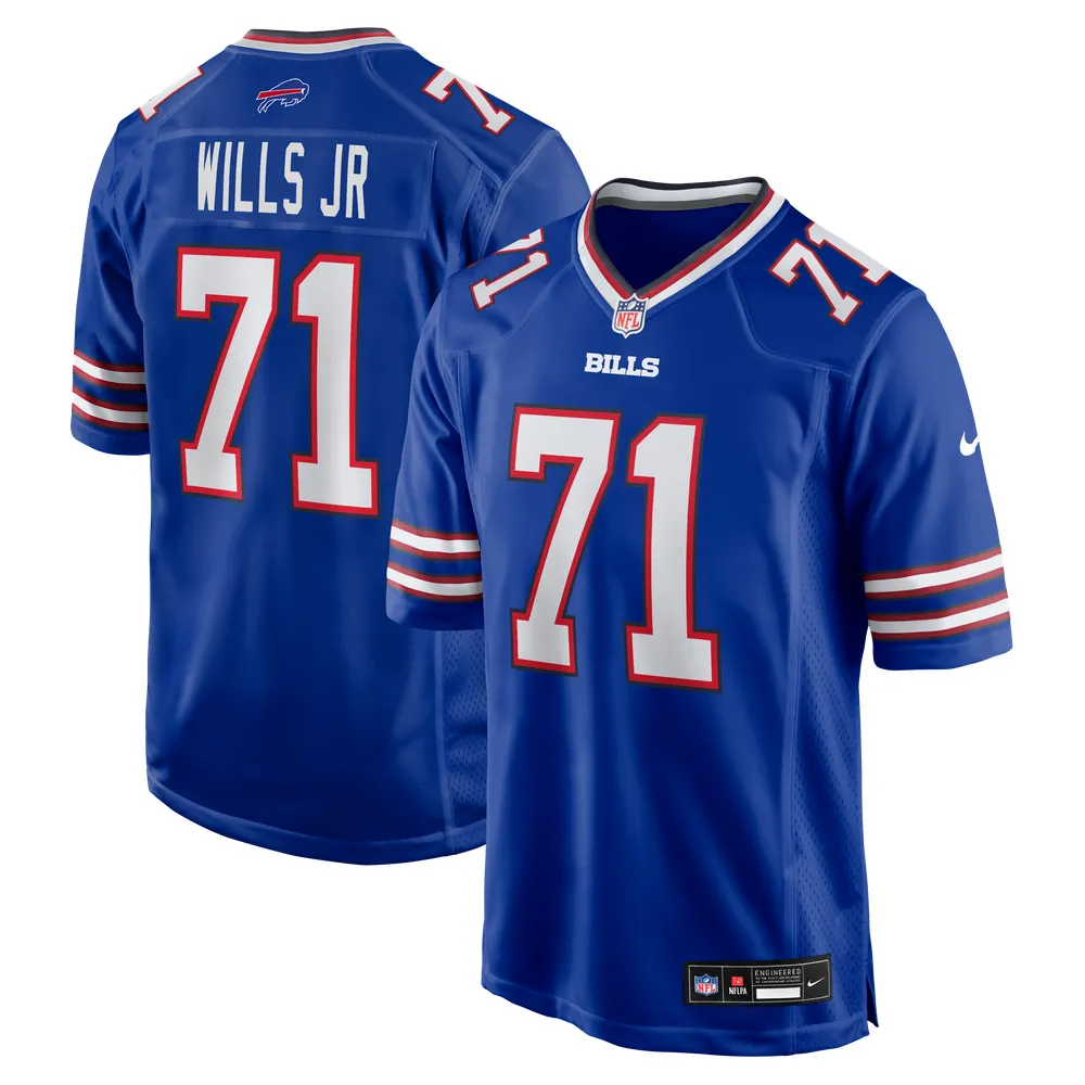 Jedrick Wills Jr. Buffalo Bills Nike Team Game Jersey - Royal
