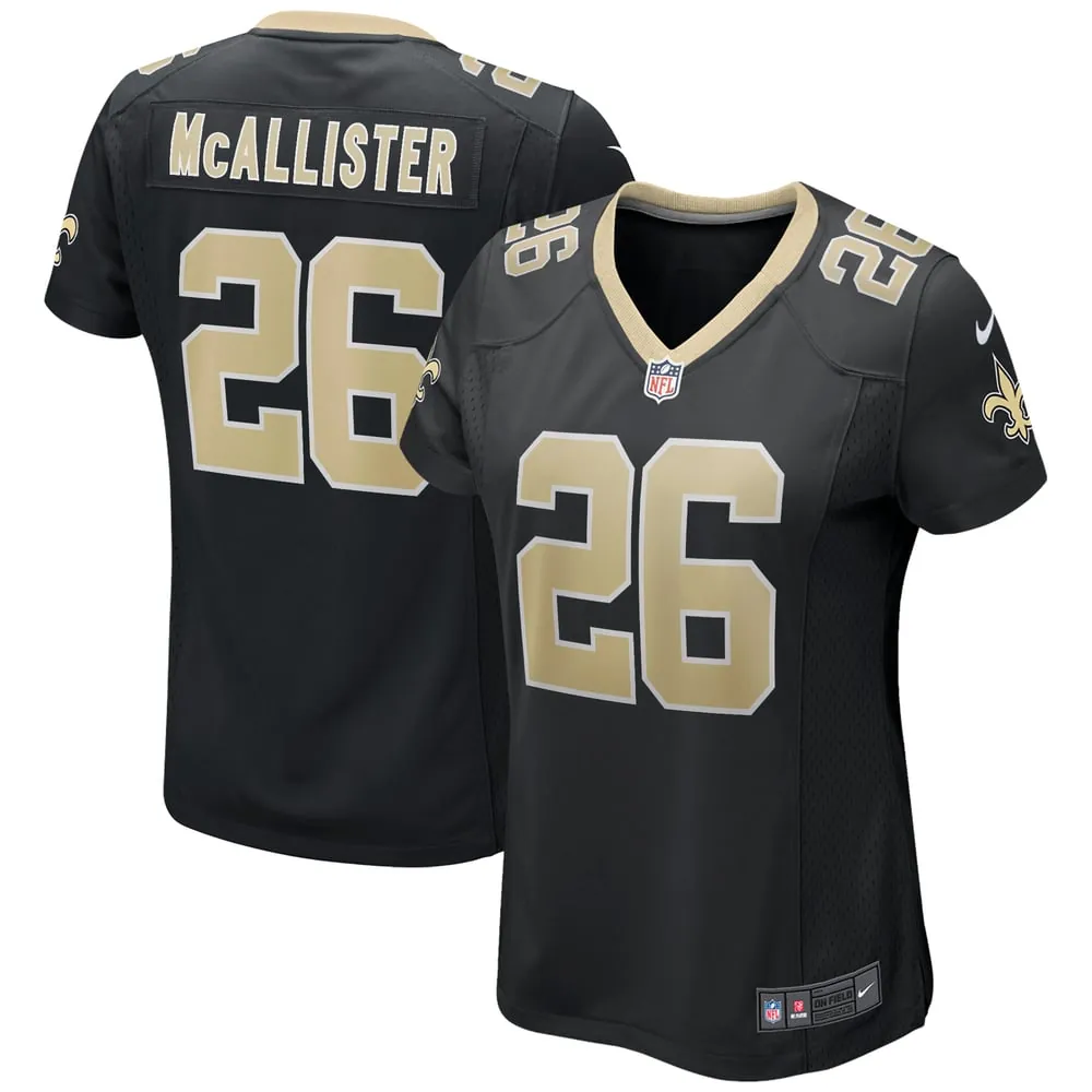 Deuce McAllister New Orleans Saints Nike Game Retired Player Jersey - Black