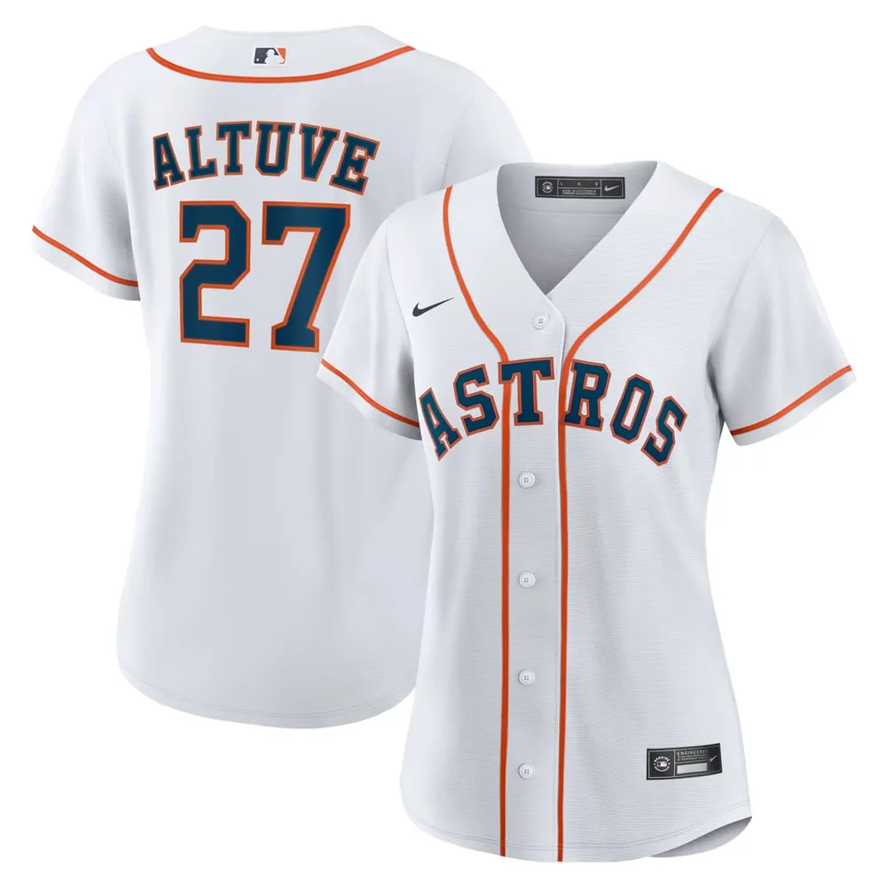 Jose Altuve Houston Astros Nike Women's Home Replica Player Jersey - White