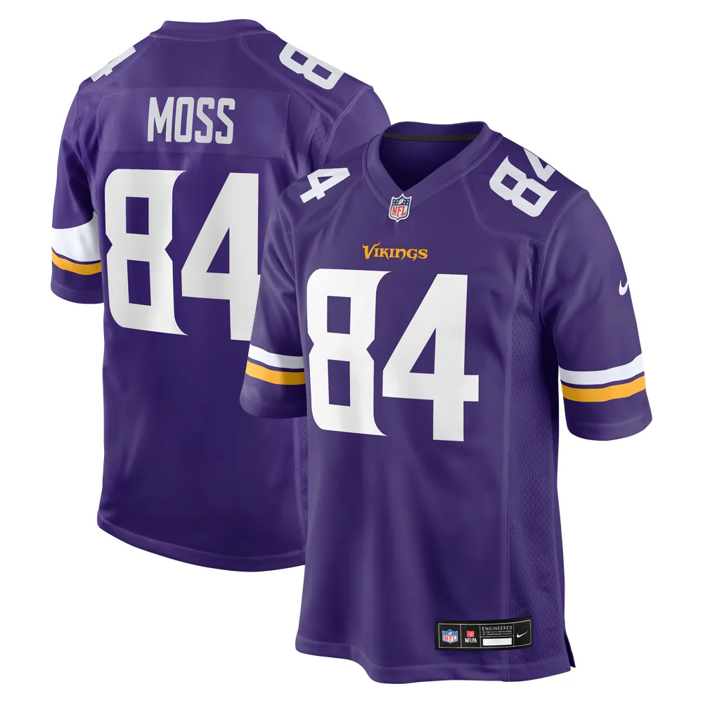 Randy Moss Minnesota Vikings Nike Game Retired Player Jersey - Purple