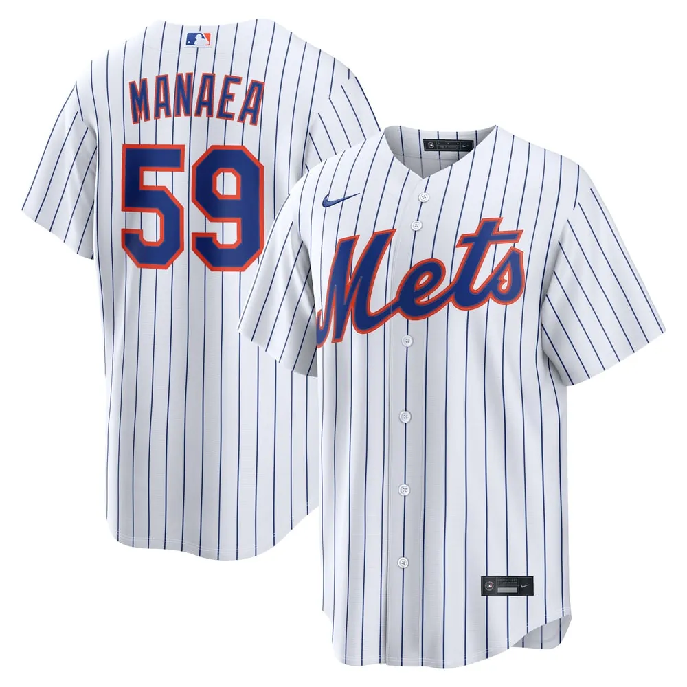 Sean Manaea New York Mets Nike Home Replica Jersey - White