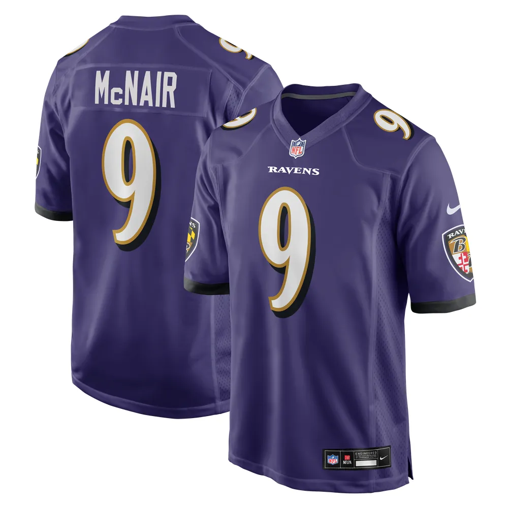 Steve McNair Baltimore Ravens Nike Game Retired Player Jersey - Purple