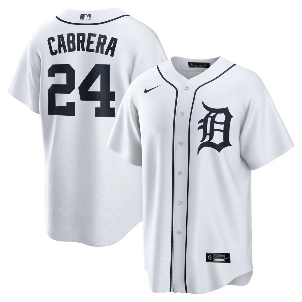 Miguel Cabrera Detroit Tigers Nike Home Retired Player Replica Jersey - White