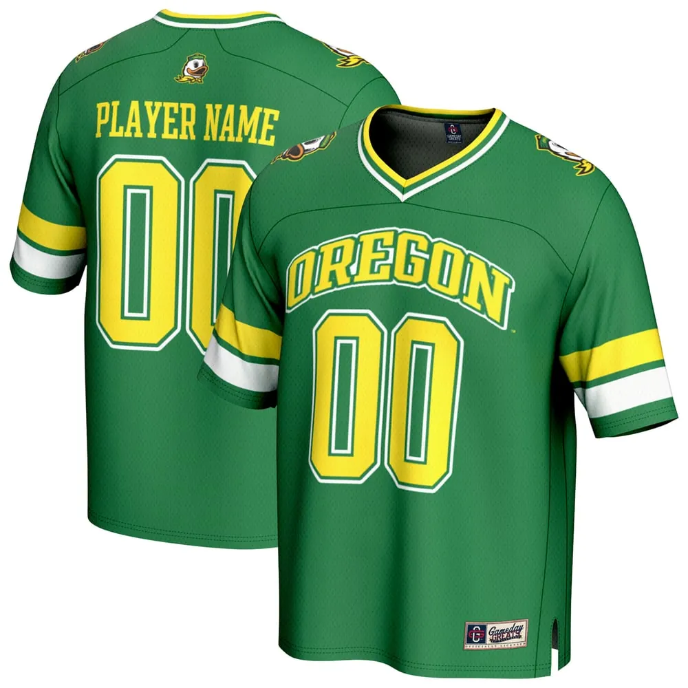 Oregon Ducks GameDay Greats Youth NIL Pick-A-Player Football Fashion Jersey - Green