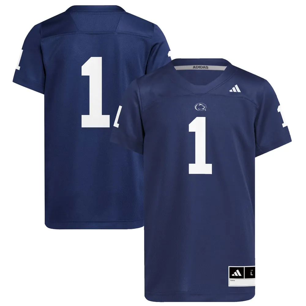 Penn State Nittany Lions adidas Youth Replica Jersey - Navy