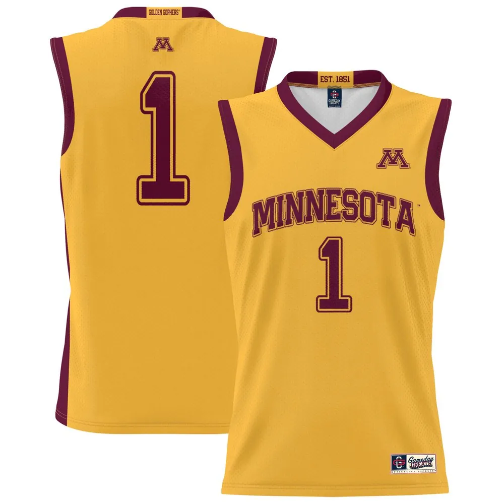 #1 Minnesota Golden Gophers GameDay Greats Youth Lightweight Basketball Jersey - Gold