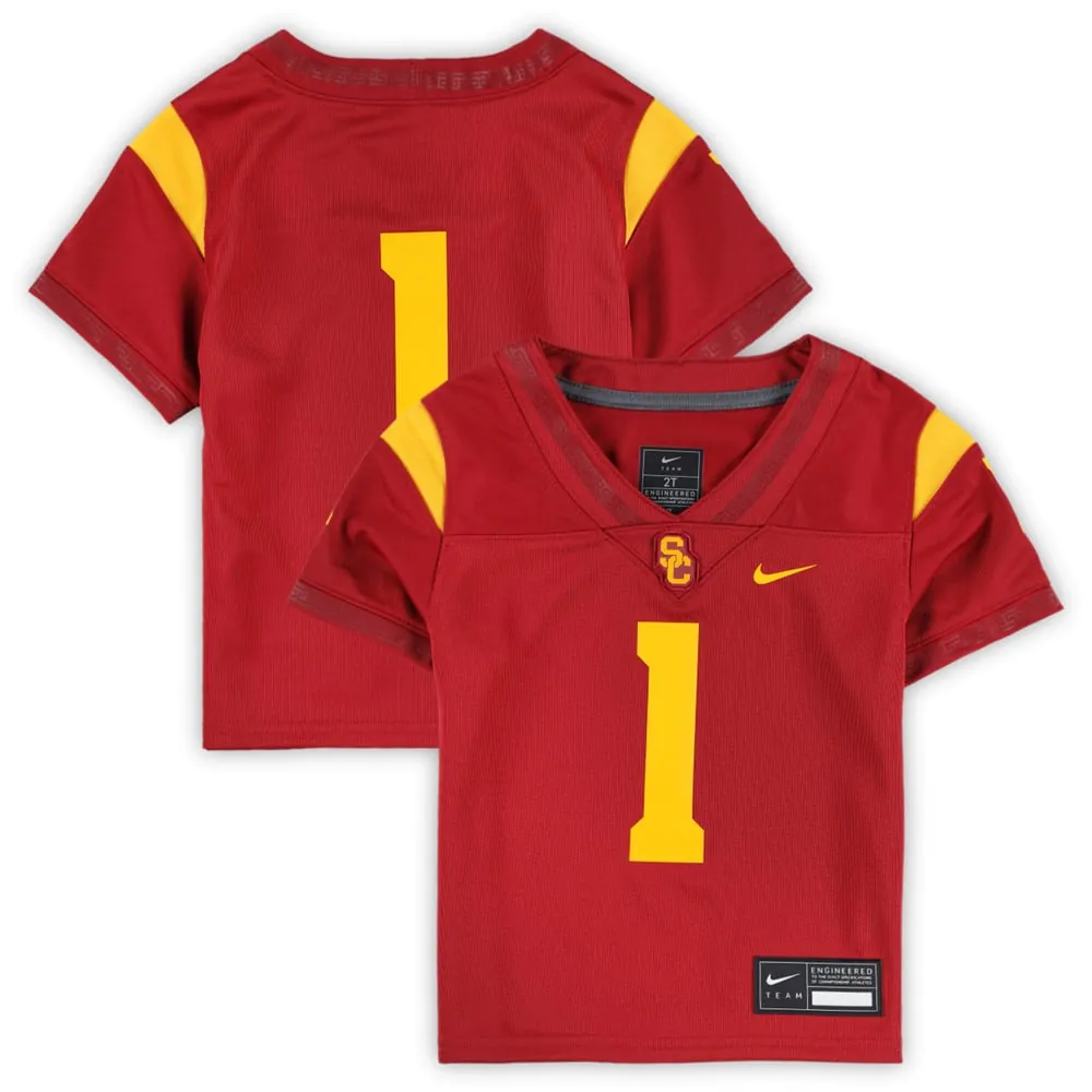 #1 USC Trojans Nike Toddler Untouchable Football Jersey - Cardinal