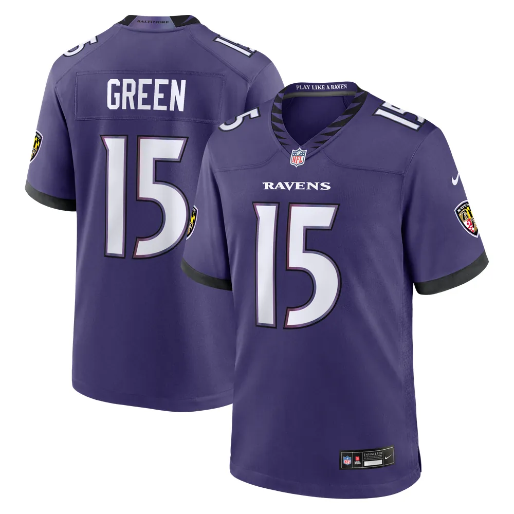 Mike Green Baltimore Ravens Nike Team Game Jersey - Purple