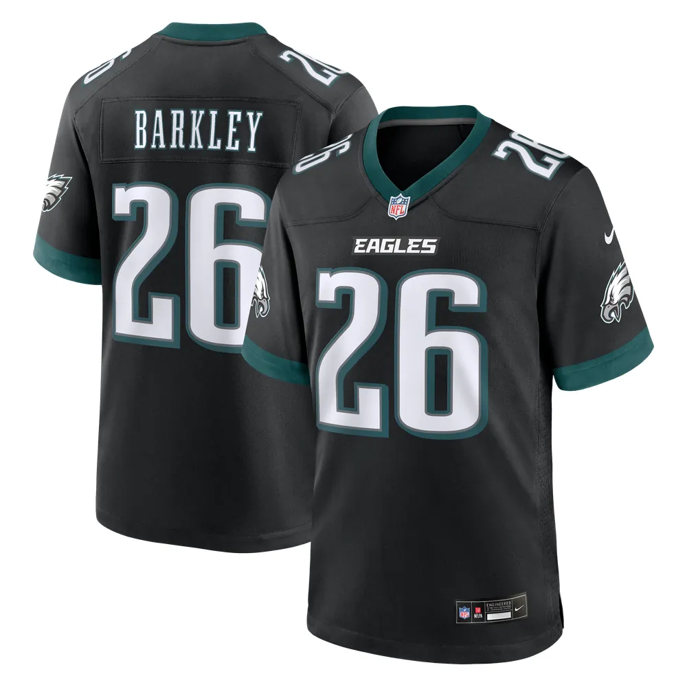 Saquon Barkley Philadelphia Eagles Nike Alternate Game Jersey -  Black