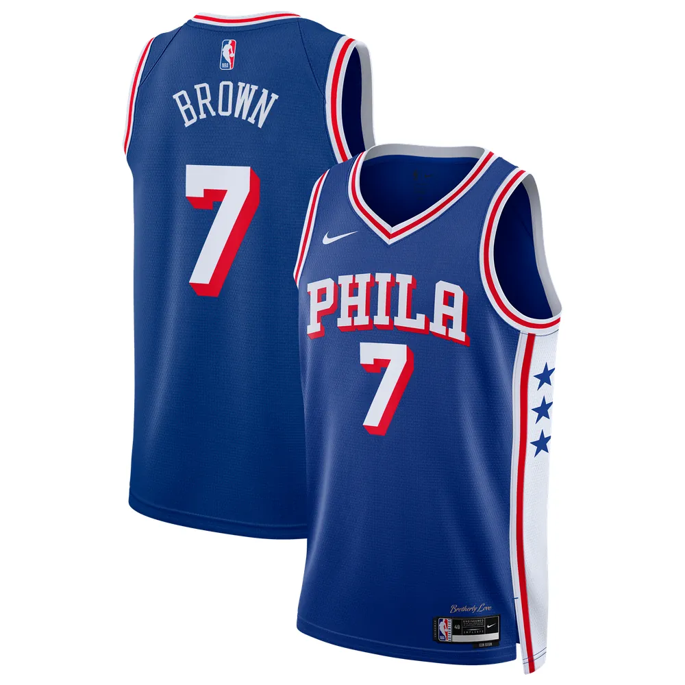 Jaylen Brown Philadelphia 76ers Nike Unisex Swingman Jersey - Icon Edition - Royal