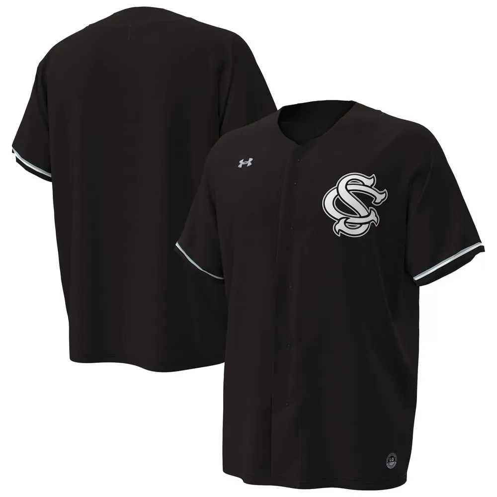 South Carolina Gamecocks Under Armour Replica Baseball Jersey - Black