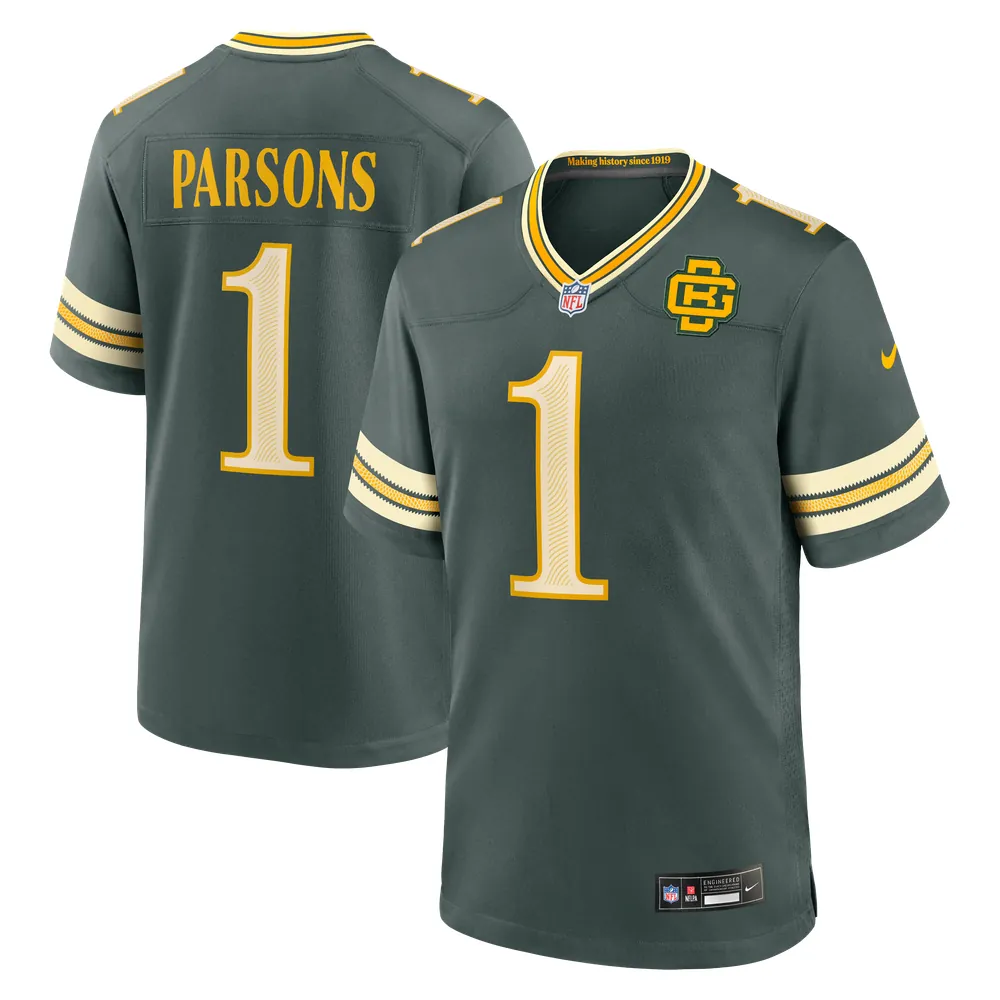 Micah Parsons Green Bay Packers Nike 2026 Rivalries Collection Game Jersey - Green