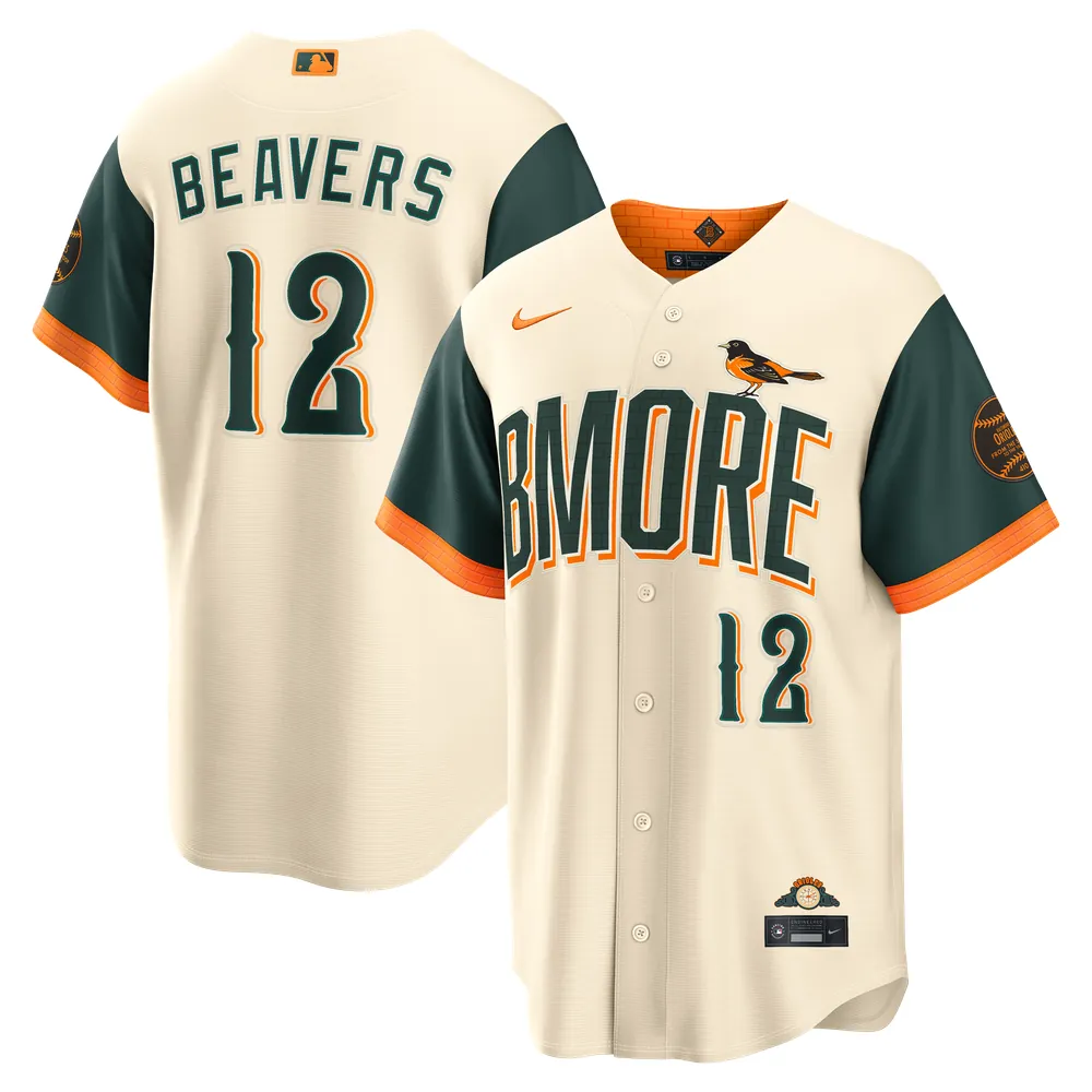 Dylan Beavers Baltimore Orioles Nike 2026 City Connect Stadium Jersey - Cream