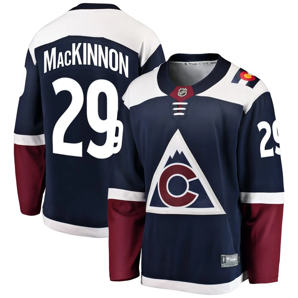 Nathan MacKinnon Colorado Avalanche Fanatics  Breakaway Jersey - Navy