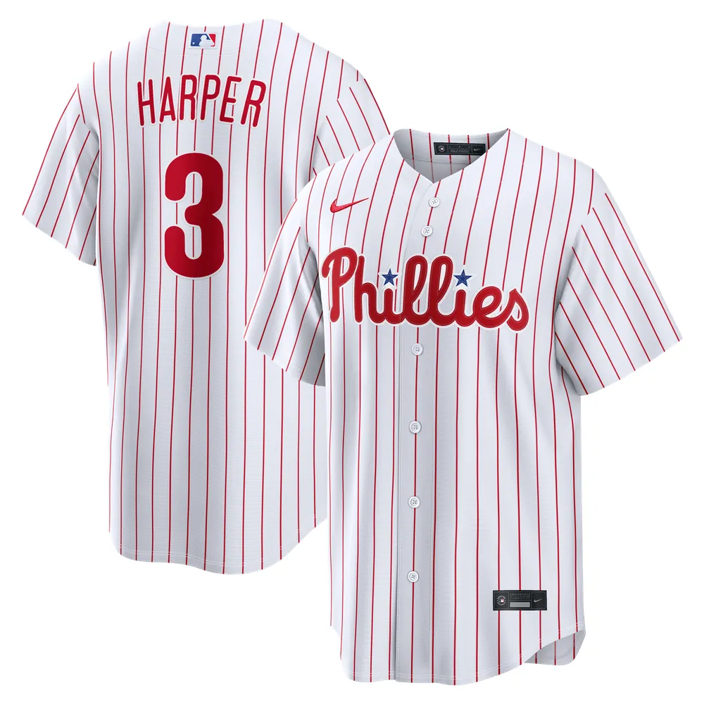 Bryce Harper Philadelphia Phillies Nike Home Replica Jersey - White