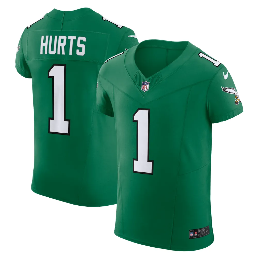 Jalen Hurts Philadelphia Eagles Nike Alternate Vapor F.U.S.E. Elite Jersey - Kelly Green