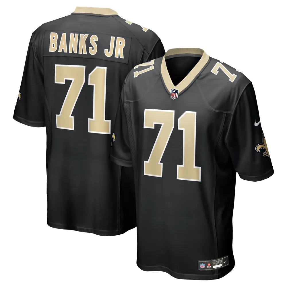 Kelvin Banks Jr. New Orleans Saints Nike Game Player Jersey - Black