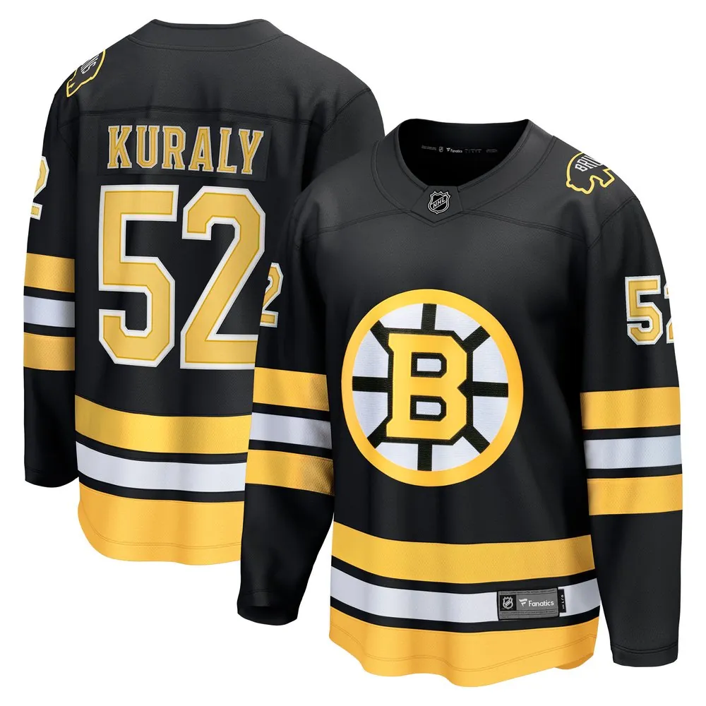 Sean Kuraly Boston Bruins Fanatics Home Breakaway Player Jersey - Black