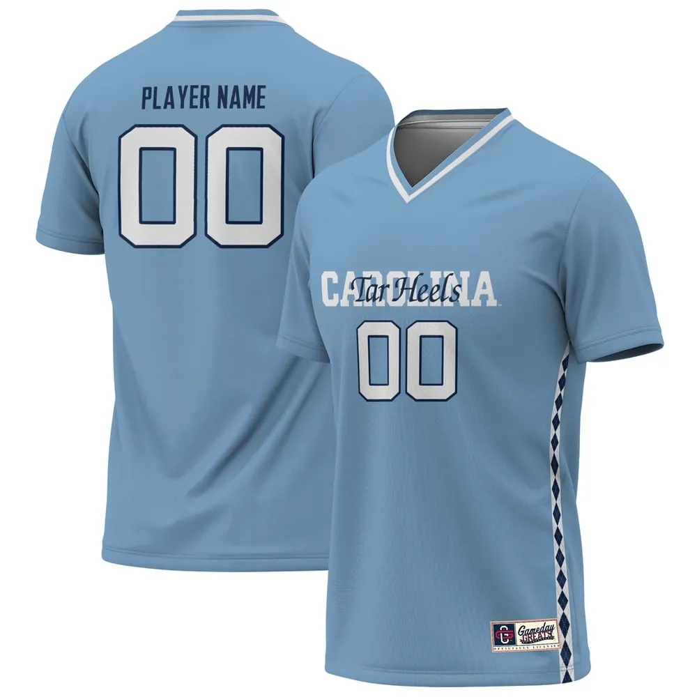 North Carolina Tar Heels GameDay Greats Unisex NIL Pick-A-Player Lightweight Women's Soccer Jersey - Carolina Blue