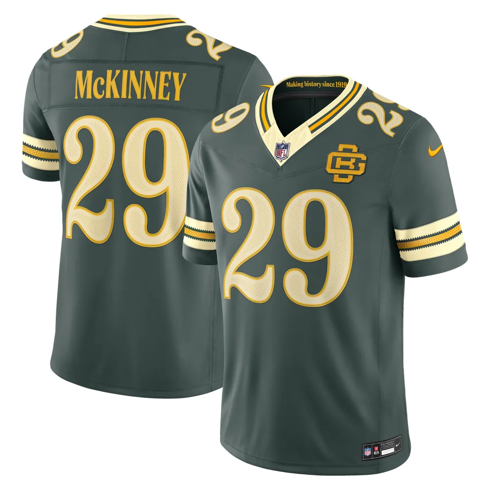 Xavier McKinney Green Bay Packers Nike 2026 Rivalries Collection Stitched Limited Jersey - Green