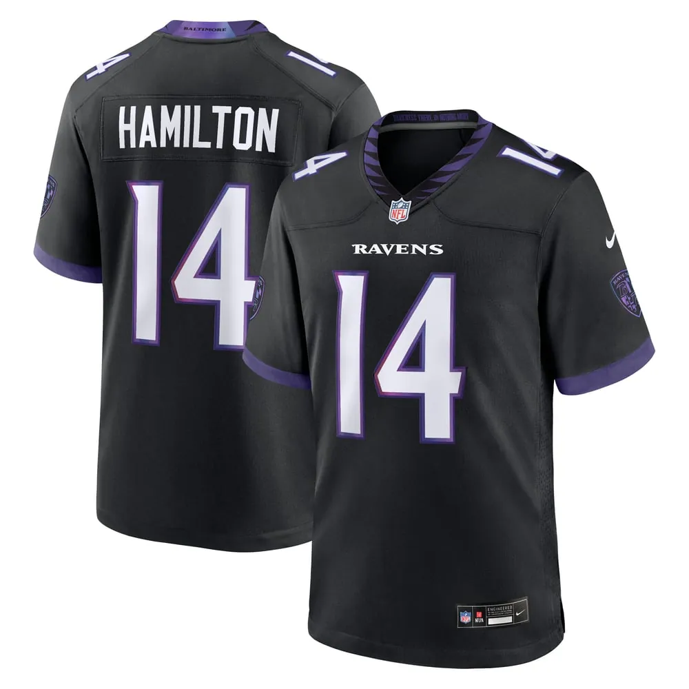 Kyle Hamilton Baltimore Ravens Nike Alternate Game Jersey - Black