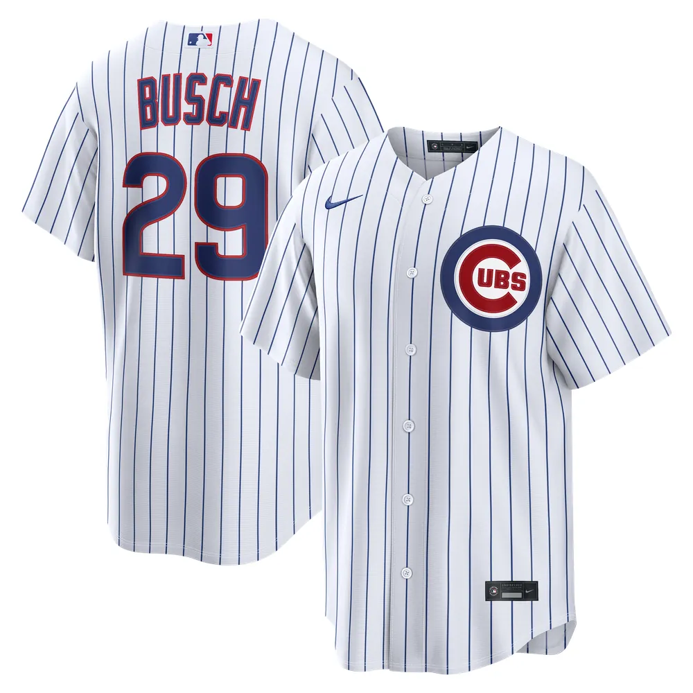 Michael Busch Chicago Cubs Nike Home Replica Jersey - White