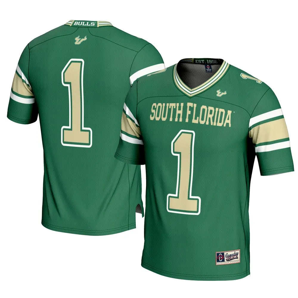 #1 South Florida Bulls GameDay Greats Youth Football Jersey - Green