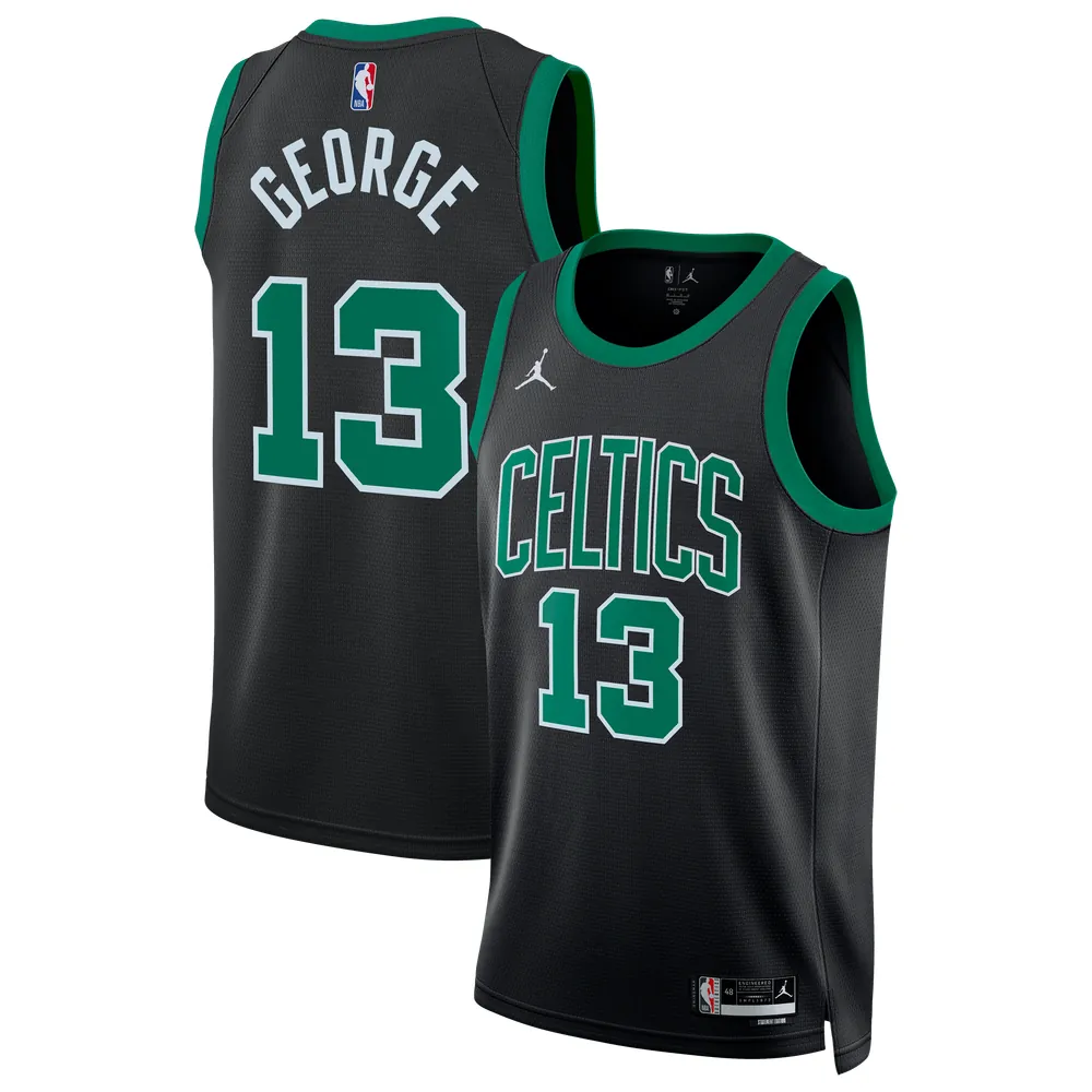 Paul George Boston Celtics Jordan Brand Unisex Swingman Jersey - Statement Edition - Black