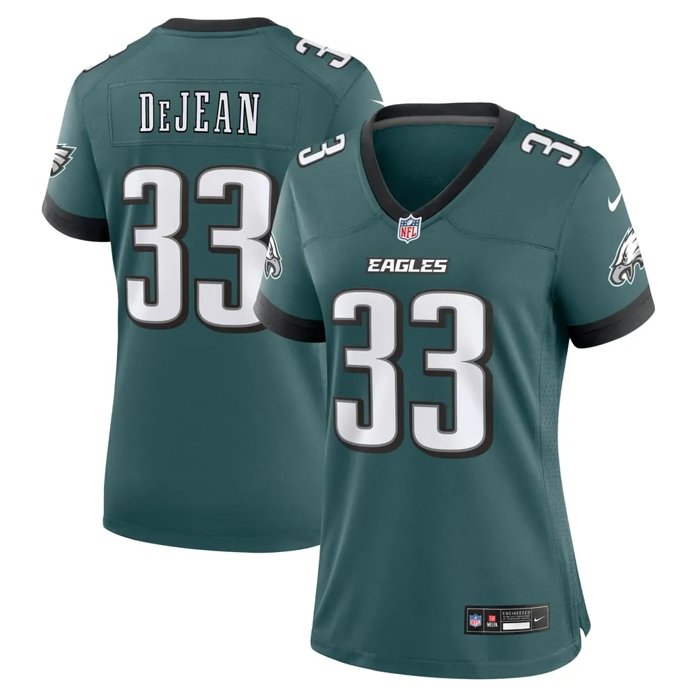 Cooper DeJean Philadelphia Eagles Nike Women's Team Game Jersey -  Midnight Green