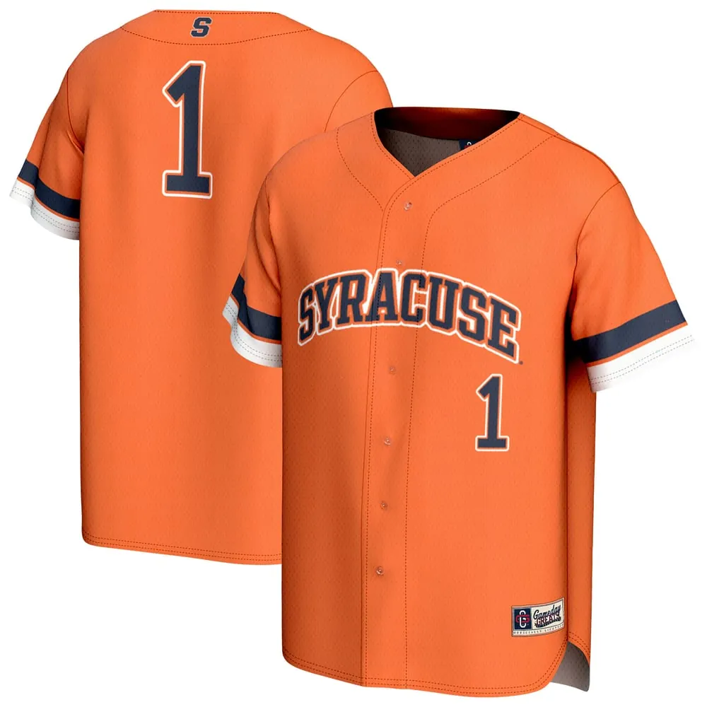 Syracuse Orange GameDay Greats Unisex Lightweight Collegiate Baseball Fashion Jersey - Orange