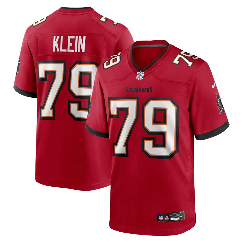 Elijah Klein Tampa Bay Buccaneers Nike  Game Jersey -  Red