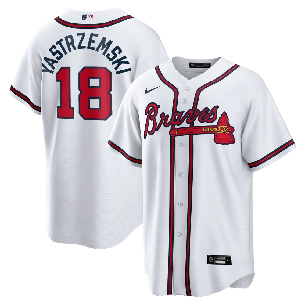 Mike Yastrzemski Atlanta Braves Nike Replica Jersey - White