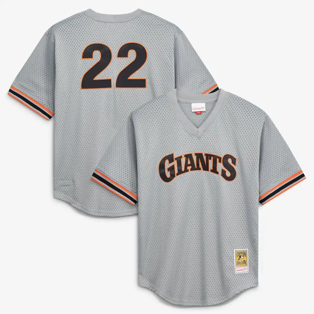 Will Clark San Francisco Giants Mitchell & Ness Authentic Batting Practice Jersey - Gray