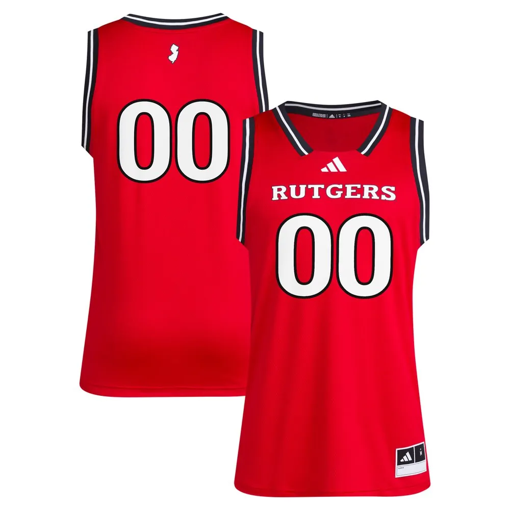#00 Rutgers Scarlet Knights adidas Replica Swingman Jersey - Scarlet