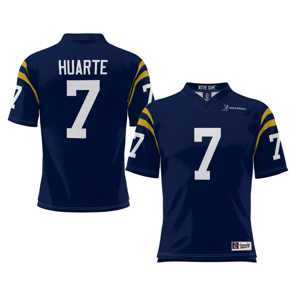 John Huarte Notre Dame Fighting Irish GameDay Greats Youth Heisman Football Jersey - Navy