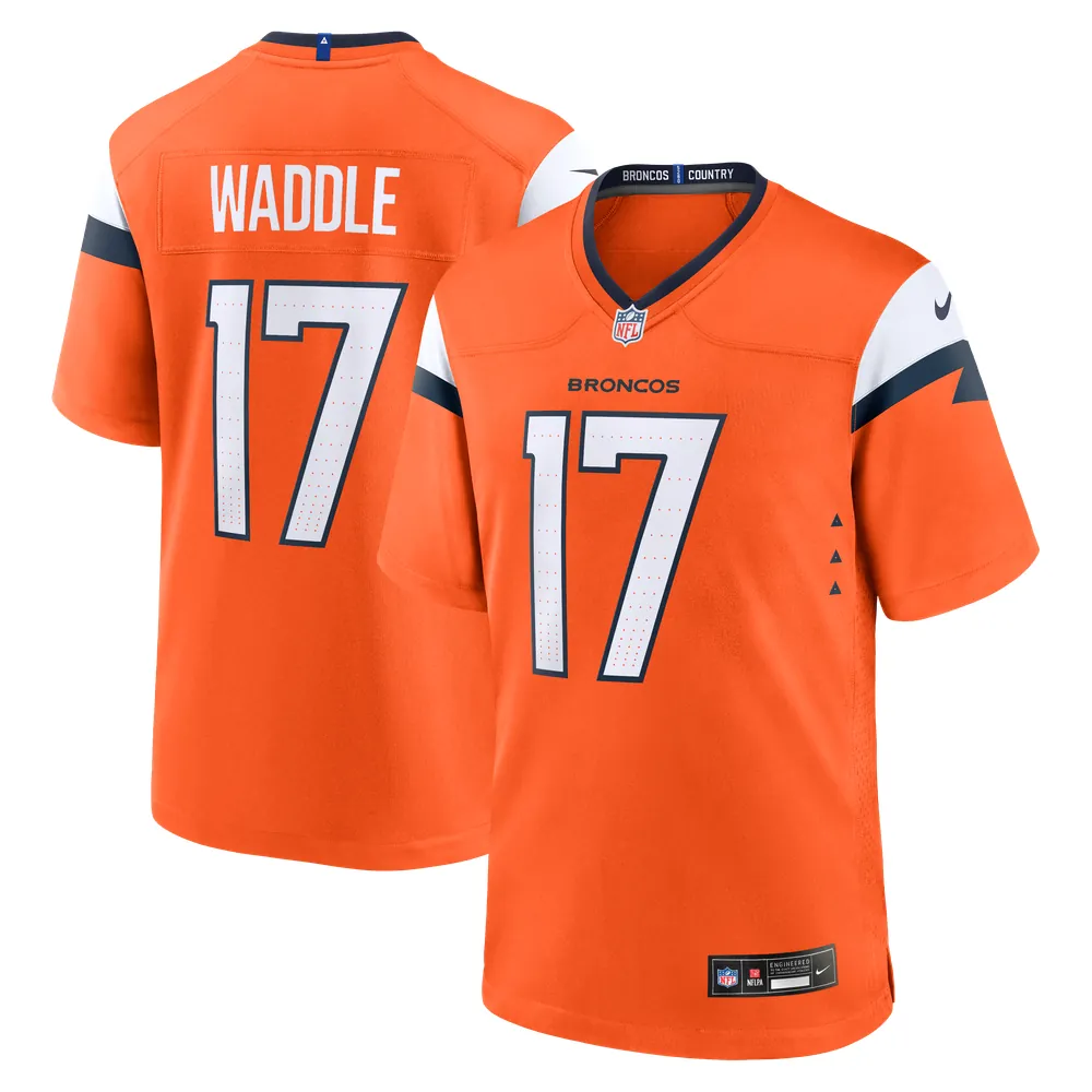 Jaylen Waddle Denver Broncos Nike Game Jersey - Orange