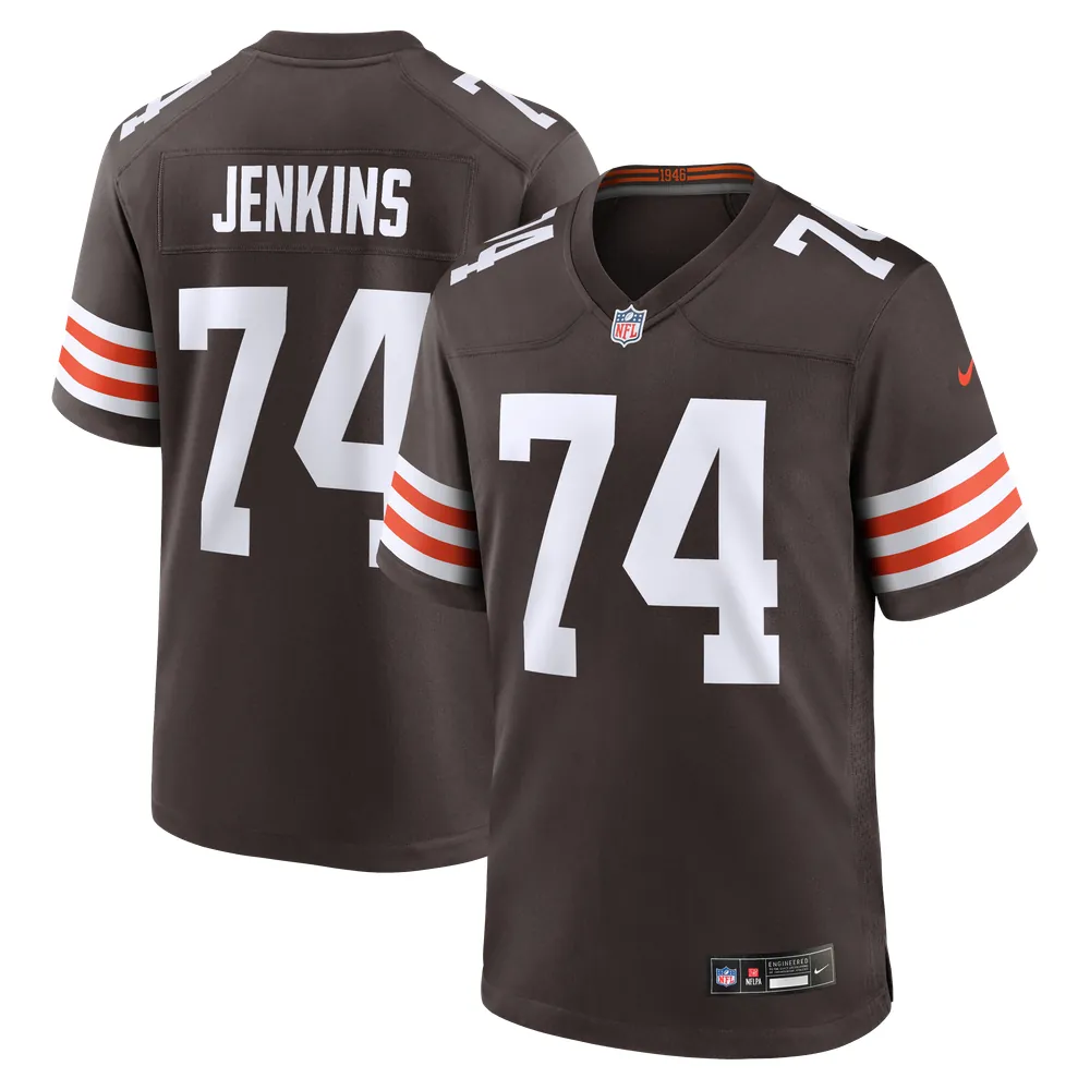 Elgton Jenkins Cleveland Browns Nike Team Game Jersey -  Brown