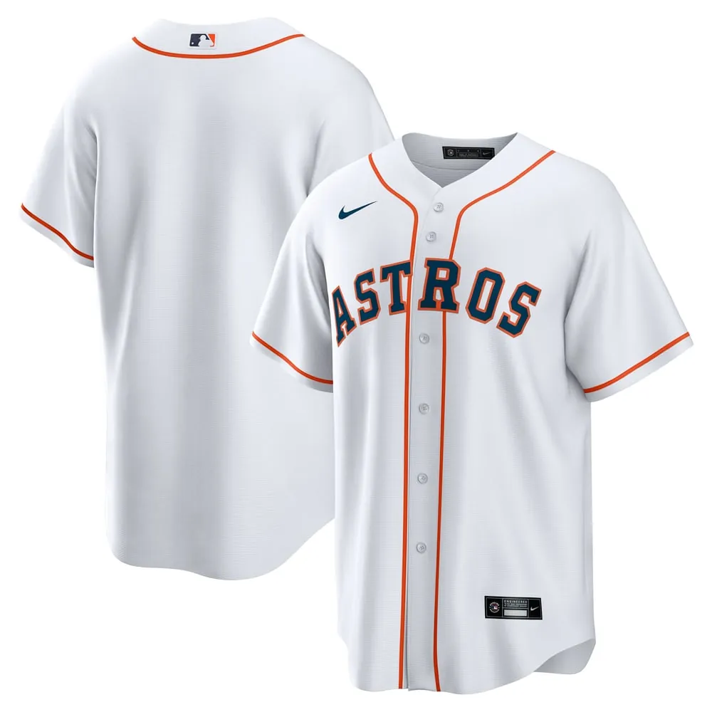 Houston Astros Nike Home Big & Tall Replica Jersey - White