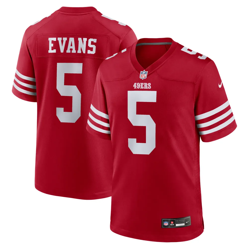 Mike Evans San Francisco 49ers Nike Game Jersey - Scarlet