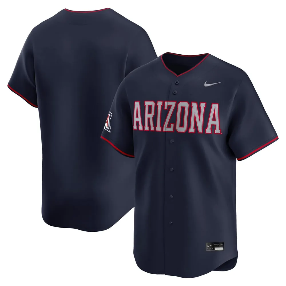 Arizona Wildcats Nike Baseball Limited Jersey - Navy