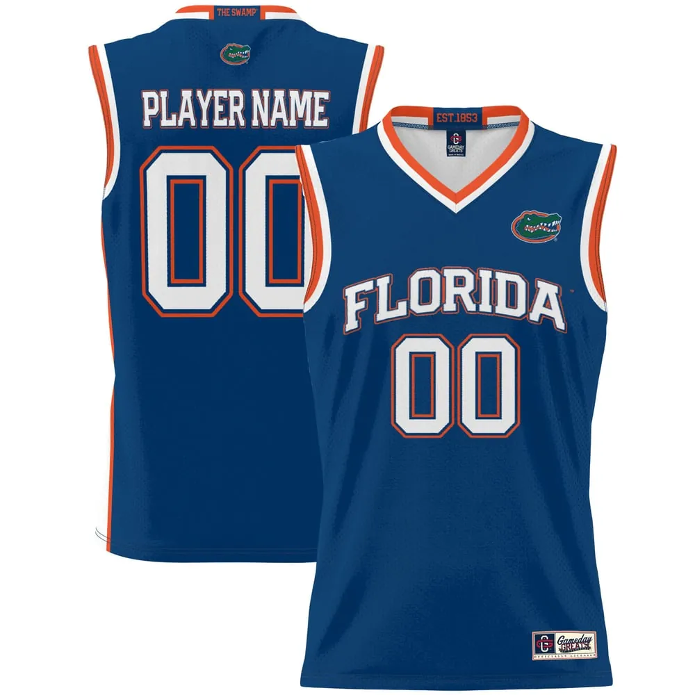 Florida Gators Unisex NIL Pick-A-Player Lightweight Men's Basketball Jersey - Royal