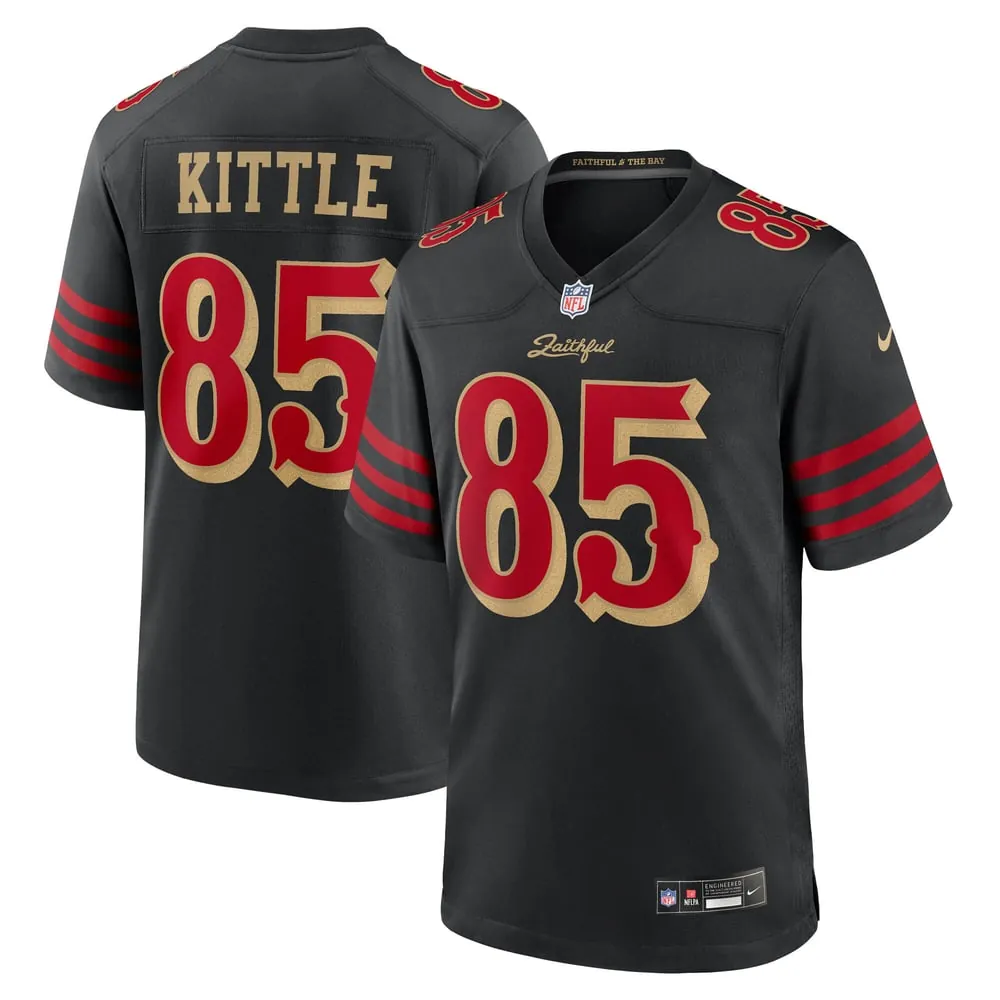 George Kittle San Francisco 49ers Nike Rivalries Collection Game Jersey - Black