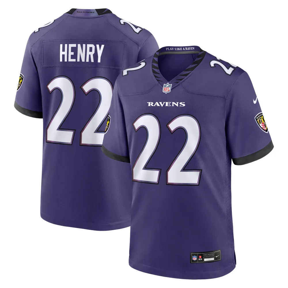 Derrick Henry Baltimore Ravens Nike Team Game Jersey - Purple
