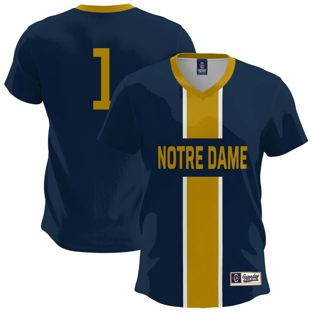 Notre Dame Fighting Irish GameDay Greats Lightweight Soccer Fashion Jersey - Navy