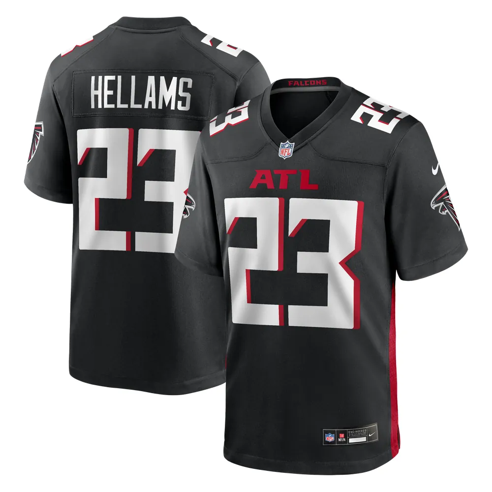 DeMarcco Hellams Atlanta Falcons Nike Team Game Jersey -  Black