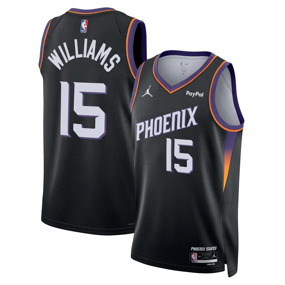 Mark Williams Phoenix Suns Jordan Brand Unisex Swingman Badge Jersey - Statement Edition - Black