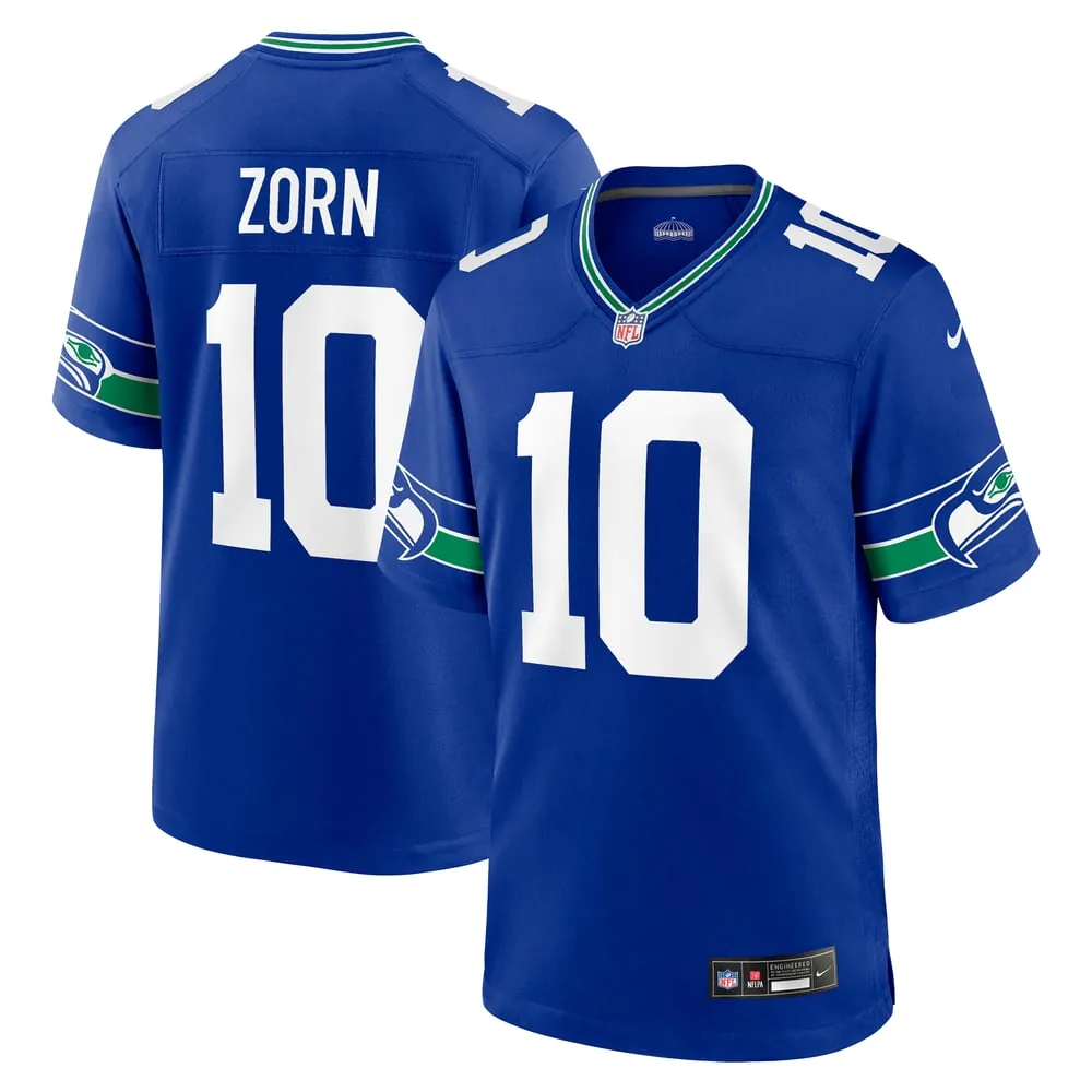 Jim Zorn Seattle Seahawks Nike Retired Player Alternate Game Jersey - Royal