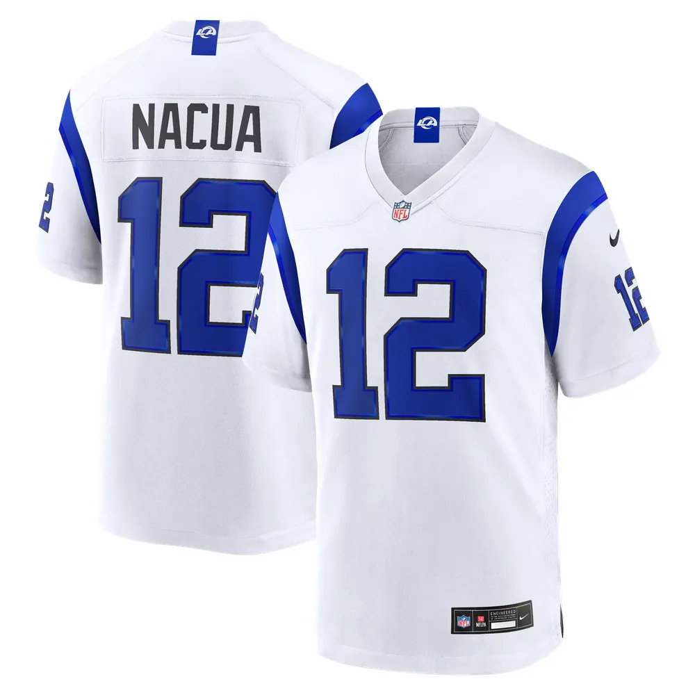 Puka Nacua Los Angeles Rams Nike Fearsome White Game Jersey