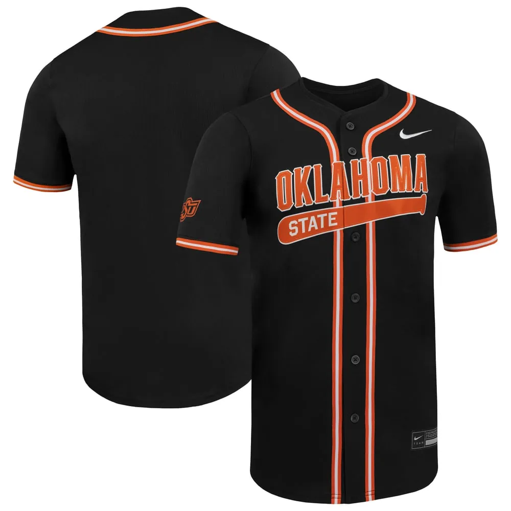 Oklahoma State Cowboys Nike Limited Baseball Jersey - Black