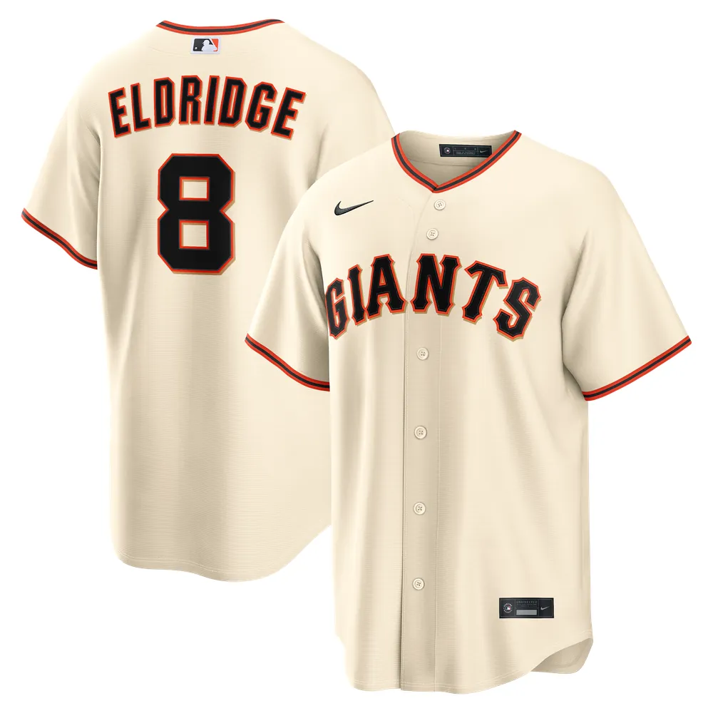 Bryce Eldridge San Francisco Giants Nike Home Replica Jersey - Cream